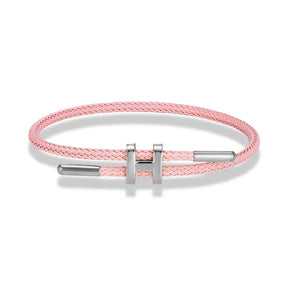 Bracelete de Cordão em H