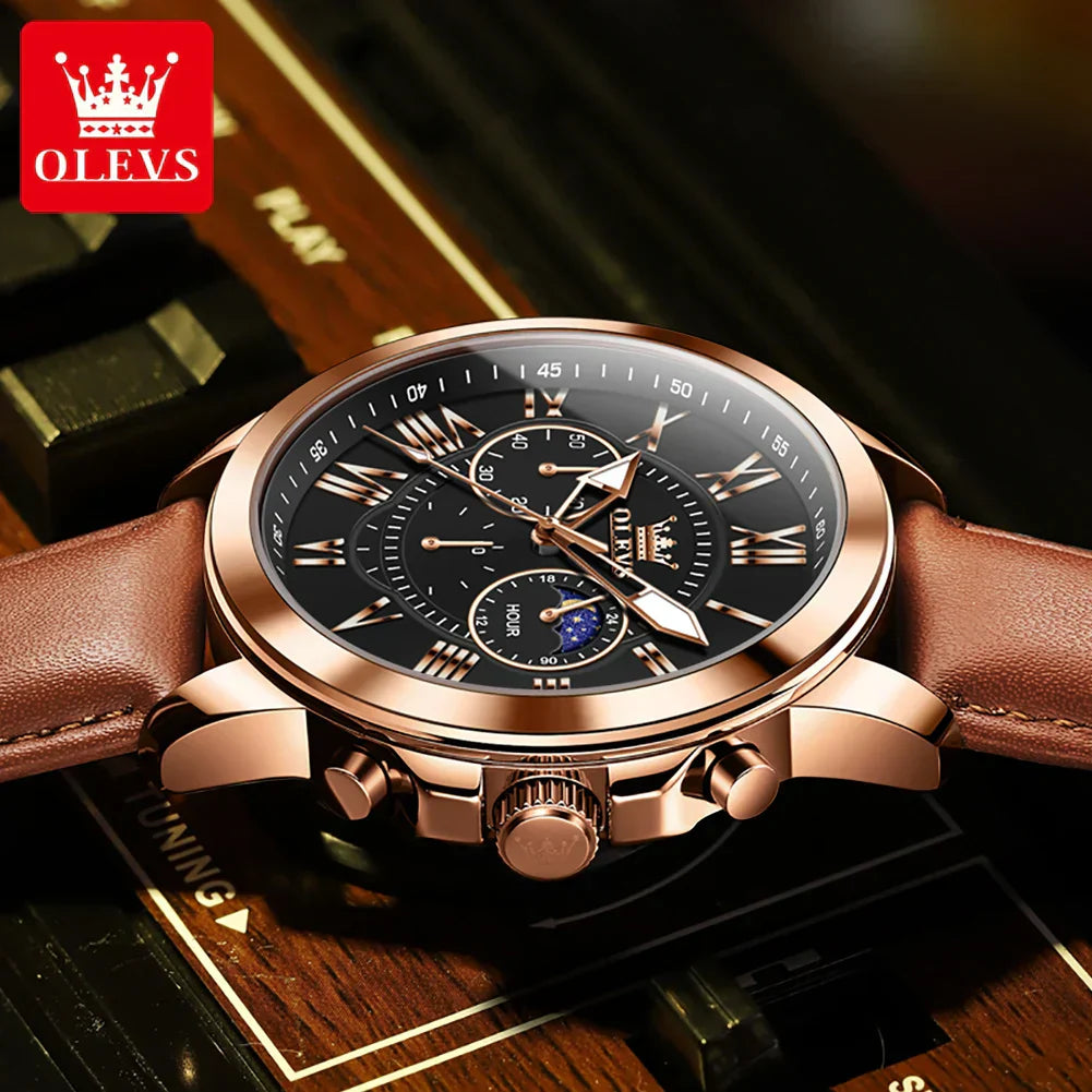 Relógios Masculinos Pulseira de Couro