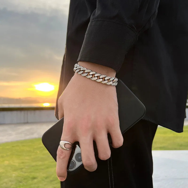 Bracelete Masculino Cuban Chain