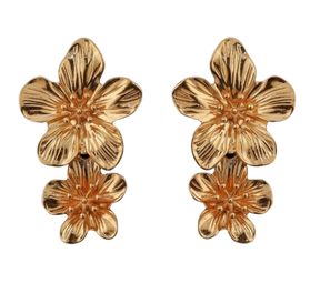 Brincos Femininos Margarida em Camadas